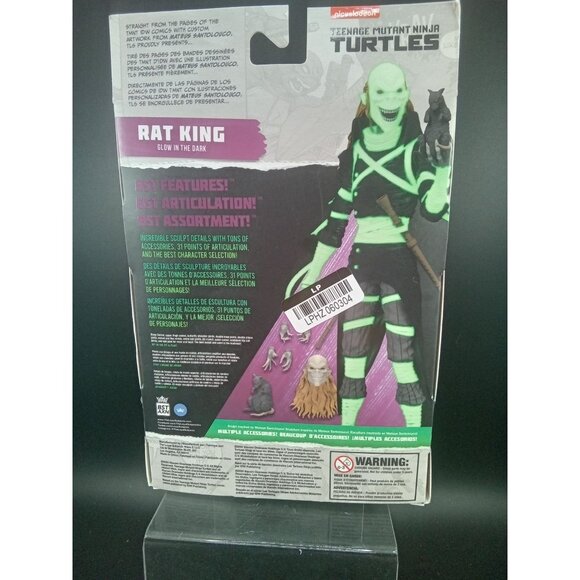 Teenage Mutant Ninja Turtles Rat King Action Figure Glow In The Dark BST AXN - Picture 5 of 7